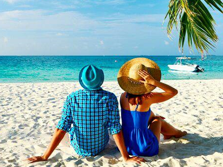 beach honeymoon